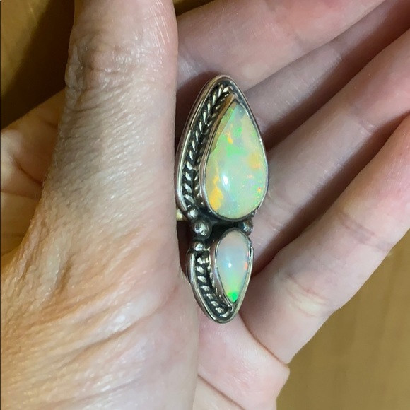 NEW OOAK Ethiopian Opal Ring - Picture 4 of 12